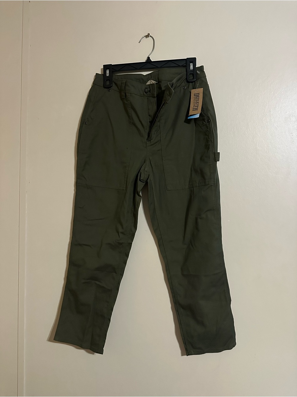 Duluth Trading Co Olive Green Cargo Pants